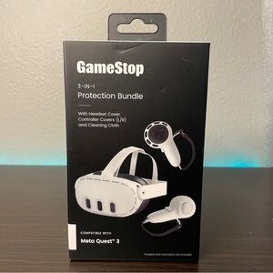 GameStop 3-in-1 Protection Bundle For Meta Quest 3 Headset & Control Cover